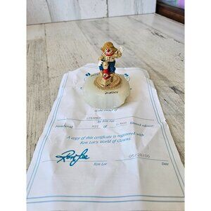 Ron Lee steamer train engine cloud circus 1999 statue figurine‎ gold 922 of 2500